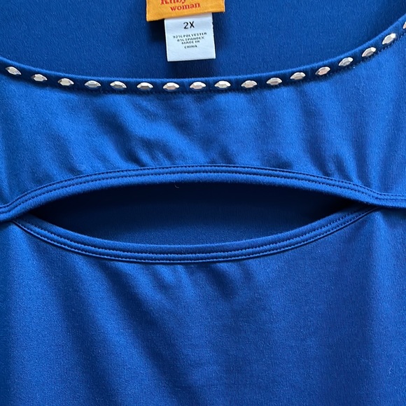 Ruby Rd Woman 2X Royal Blue - Picture 3 of 5